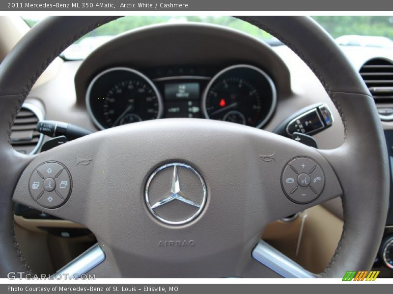 Arctic White / Cashmere 2011 Mercedes-Benz ML 350 4Matic