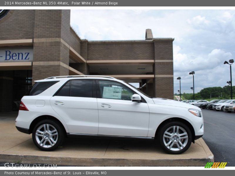 Polar White / Almond Beige 2014 Mercedes-Benz ML 350 4Matic