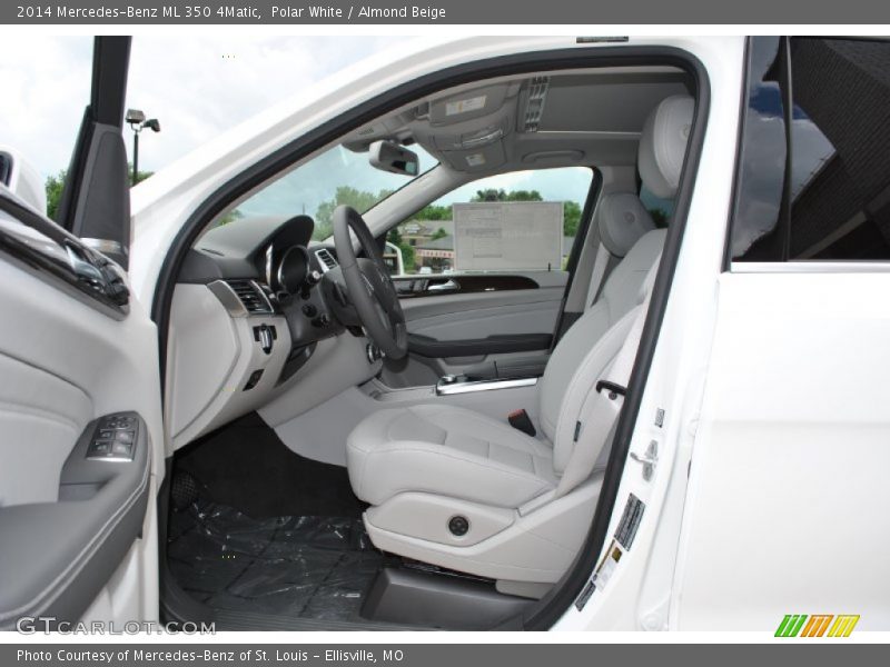 Polar White / Almond Beige 2014 Mercedes-Benz ML 350 4Matic