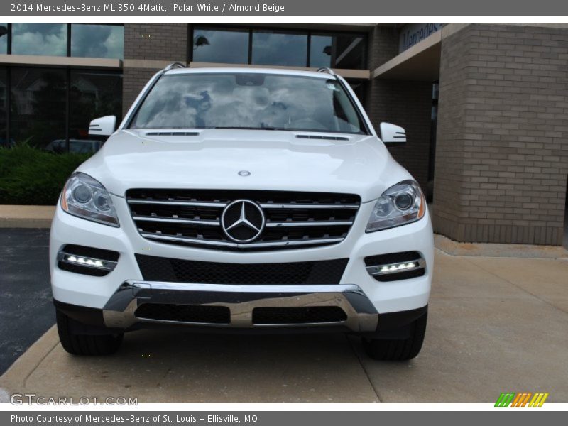 Polar White / Almond Beige 2014 Mercedes-Benz ML 350 4Matic