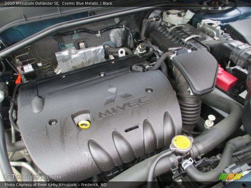  2010 Outlander SE Engine - 2.4 Liter DOHC 16-Valve MIVEC 4 Cylinder