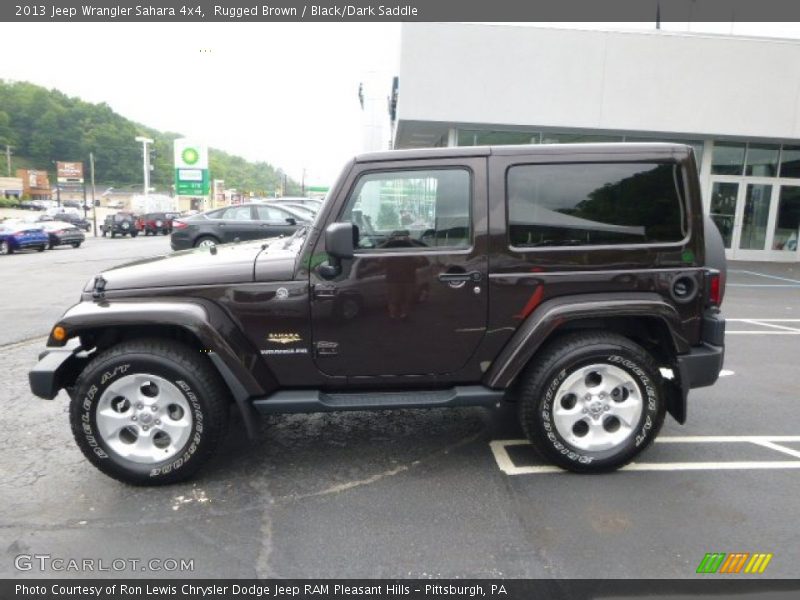 Rugged Brown / Black/Dark Saddle 2013 Jeep Wrangler Sahara 4x4