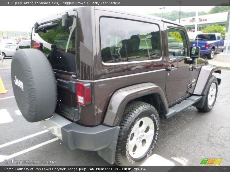 Rugged Brown / Black/Dark Saddle 2013 Jeep Wrangler Sahara 4x4