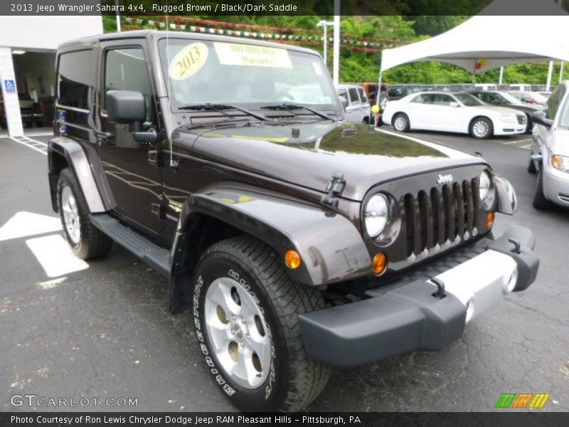 Rugged Brown / Black/Dark Saddle 2013 Jeep Wrangler Sahara 4x4