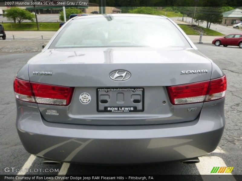 Steel Gray / Gray 2007 Hyundai Sonata SE V6