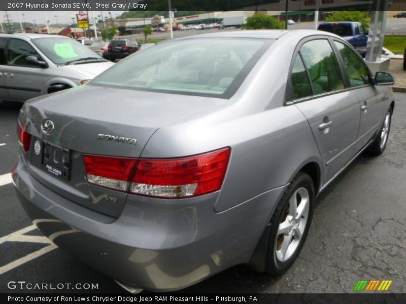 Steel Gray / Gray 2007 Hyundai Sonata SE V6