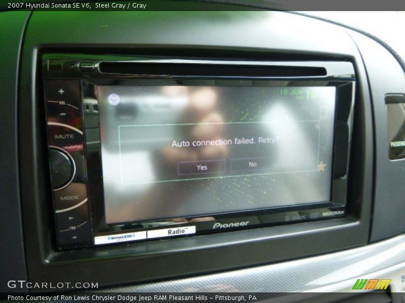 Steel Gray / Gray 2007 Hyundai Sonata SE V6