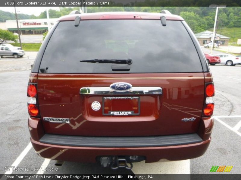 Dark Copper Metallic / Camel 2009 Ford Explorer XLT 4x4