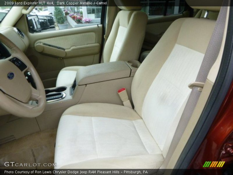 Dark Copper Metallic / Camel 2009 Ford Explorer XLT 4x4