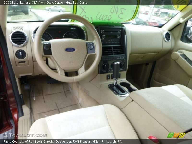  2009 Explorer XLT 4x4 Camel Interior