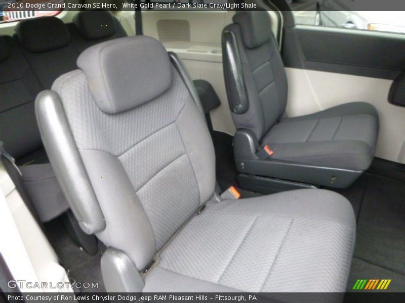 White Gold Pearl / Dark Slate Gray/Light Shale 2010 Dodge Grand Caravan SE Hero