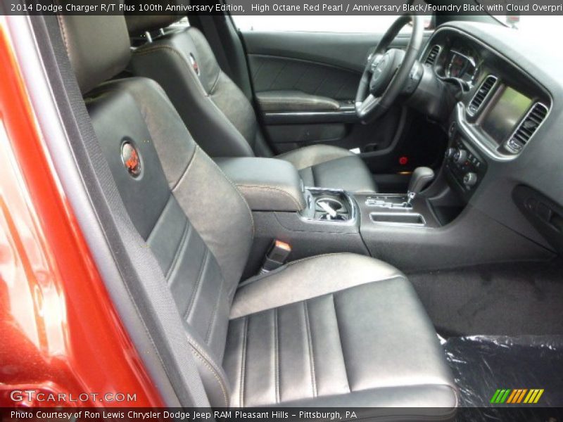 High Octane Red Pearl / Anniversary Black/Foundry Black with Cloud Overprint 2014 Dodge Charger R/T Plus 100th Anniversary Edition