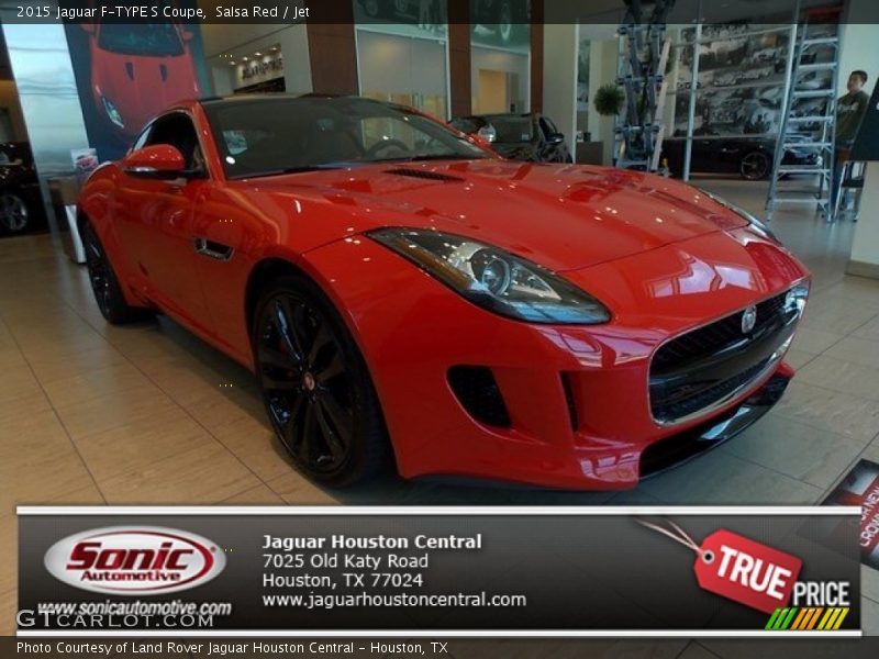 Salsa Red / Jet 2015 Jaguar F-TYPE S Coupe