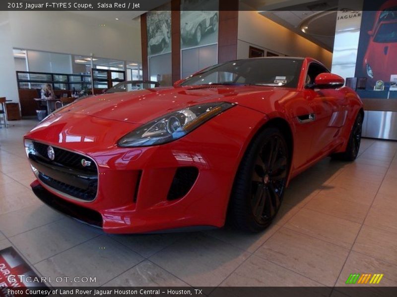 Front 3/4 View of 2015 F-TYPE S Coupe