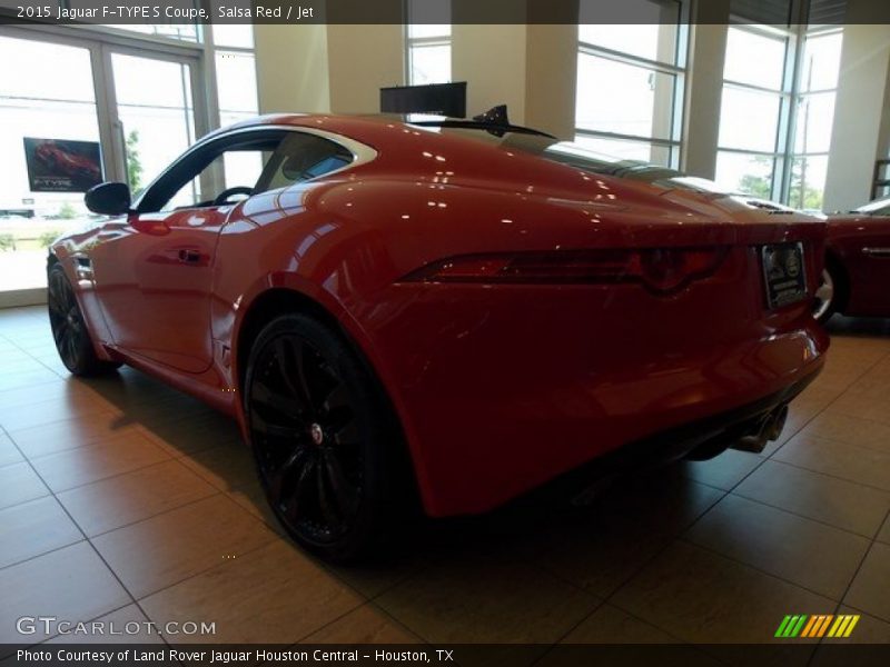 Salsa Red / Jet 2015 Jaguar F-TYPE S Coupe