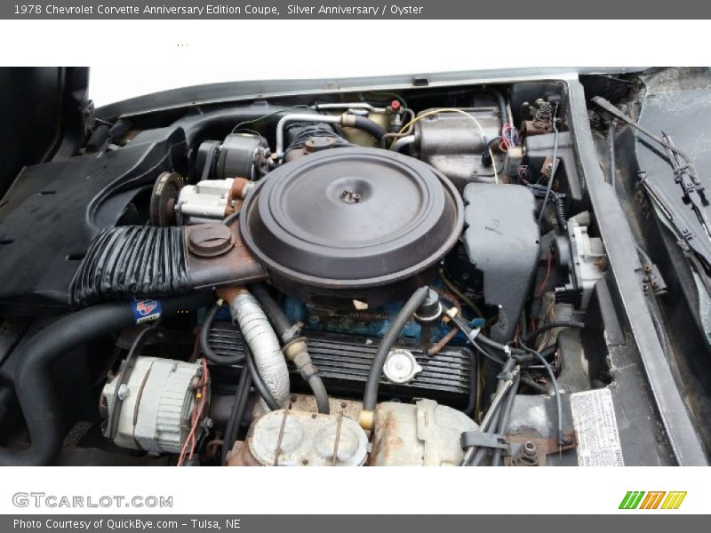  1978 Corvette Anniversary Edition Coupe Engine - 5.7 Liter OHV 16-Valve L82 V8
