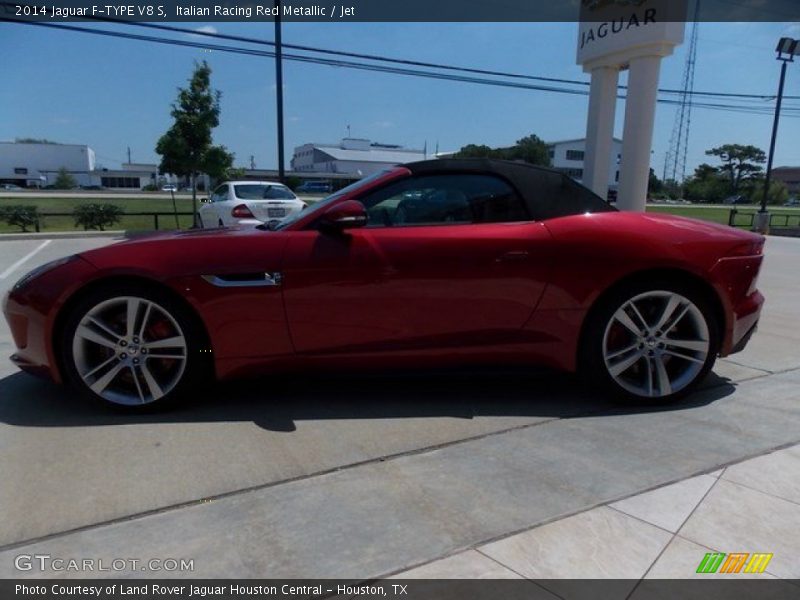 Italian Racing Red Metallic / Jet 2014 Jaguar F-TYPE V8 S
