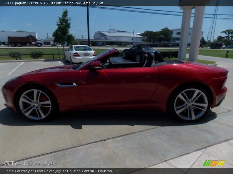 Italian Racing Red Metallic / Jet 2014 Jaguar F-TYPE V8 S