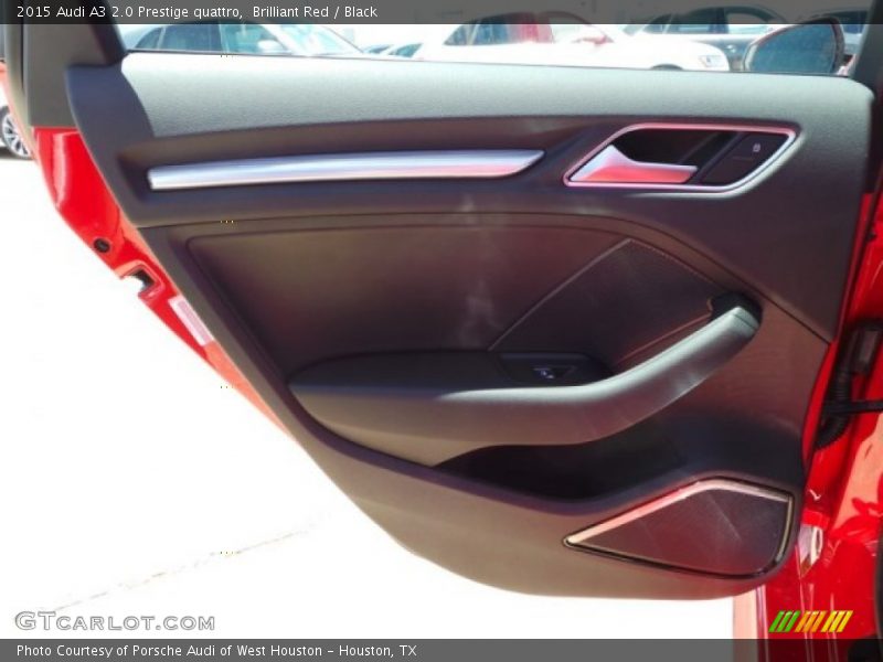 Brilliant Red / Black 2015 Audi A3 2.0 Prestige quattro