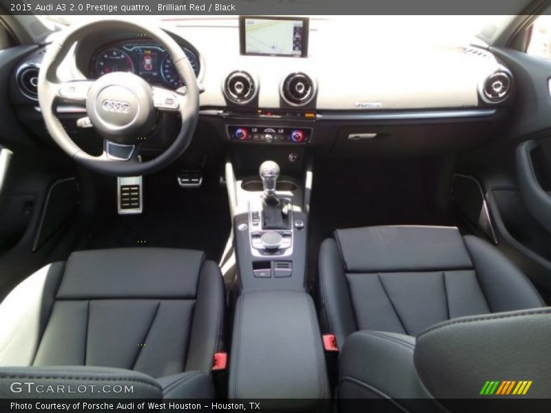 Brilliant Red / Black 2015 Audi A3 2.0 Prestige quattro