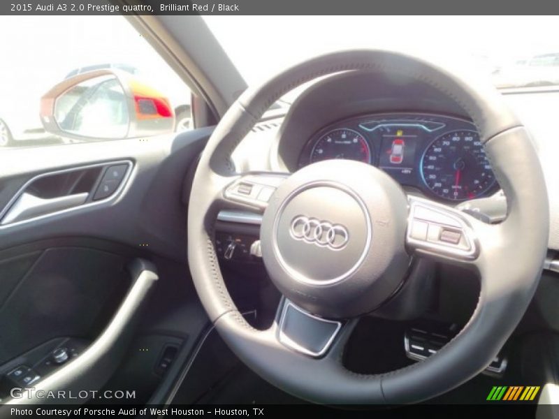 Brilliant Red / Black 2015 Audi A3 2.0 Prestige quattro