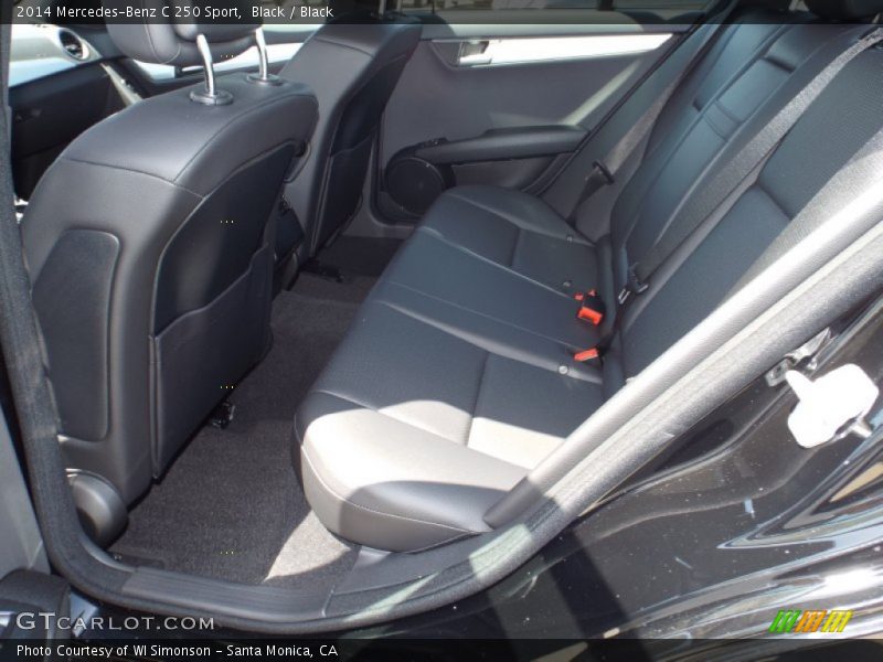 Black / Black 2014 Mercedes-Benz C 250 Sport