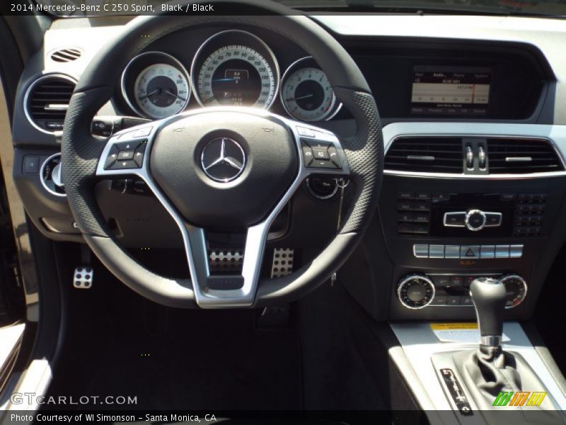 Black / Black 2014 Mercedes-Benz C 250 Sport