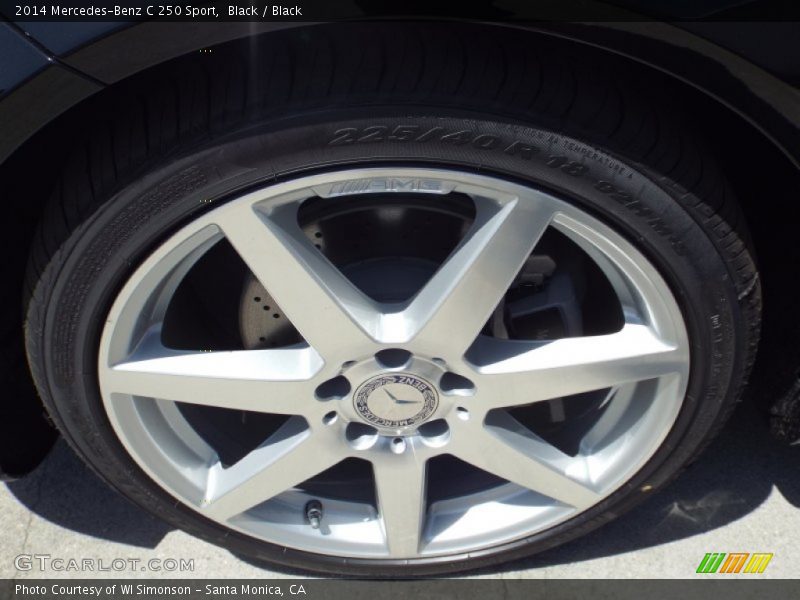 Black / Black 2014 Mercedes-Benz C 250 Sport