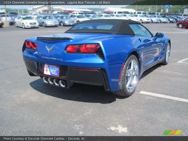 Laguna Blue Tintcoat / Jet Black 2014 Chevrolet Corvette Stingray Convertible