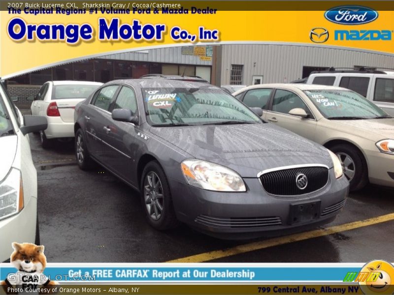 Sharkskin Gray / Cocoa/Cashmere 2007 Buick Lucerne CXL