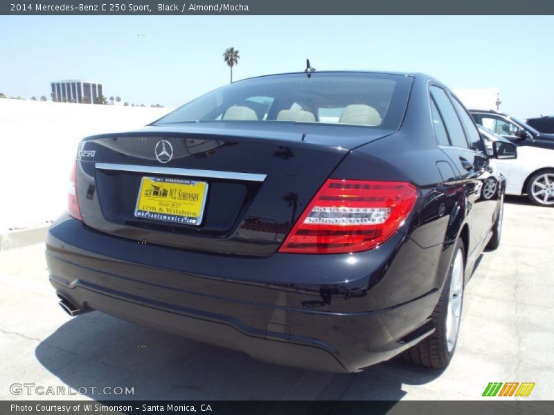 Black / Almond/Mocha 2014 Mercedes-Benz C 250 Sport