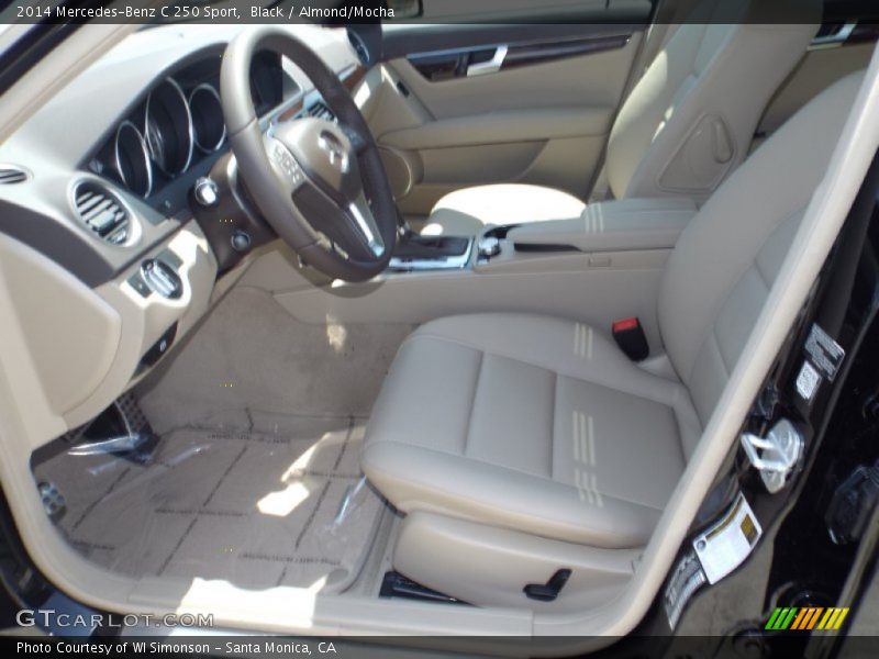 Black / Almond/Mocha 2014 Mercedes-Benz C 250 Sport