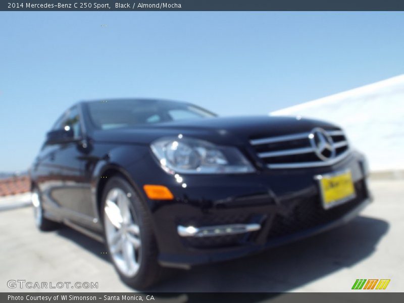 Black / Almond/Mocha 2014 Mercedes-Benz C 250 Sport