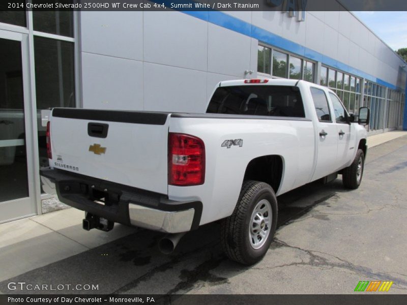Summit White / Dark Titanium 2014 Chevrolet Silverado 2500HD WT Crew Cab 4x4