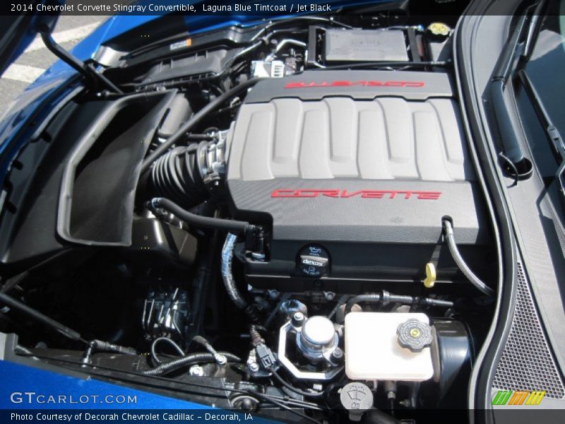 Laguna Blue Tintcoat / Jet Black 2014 Chevrolet Corvette Stingray Convertible