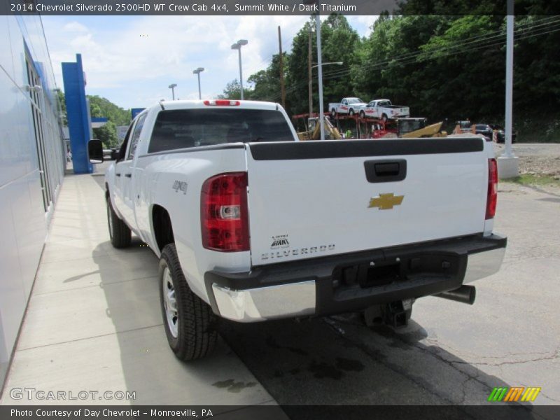 Summit White / Dark Titanium 2014 Chevrolet Silverado 2500HD WT Crew Cab 4x4