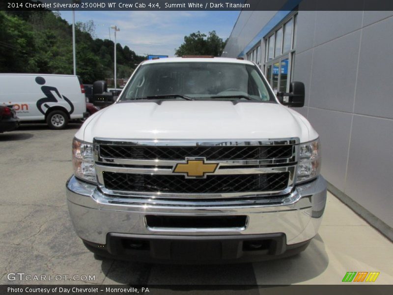 Summit White / Dark Titanium 2014 Chevrolet Silverado 2500HD WT Crew Cab 4x4