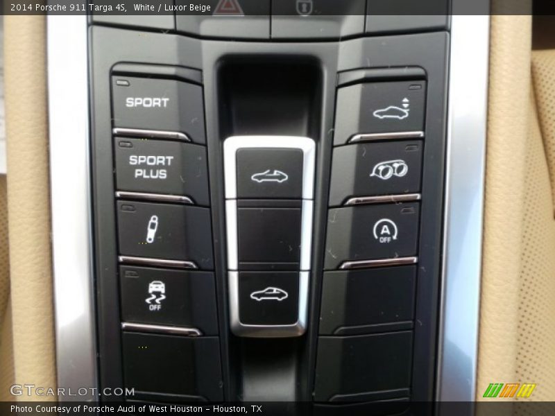 Controls of 2014 911 Targa 4S