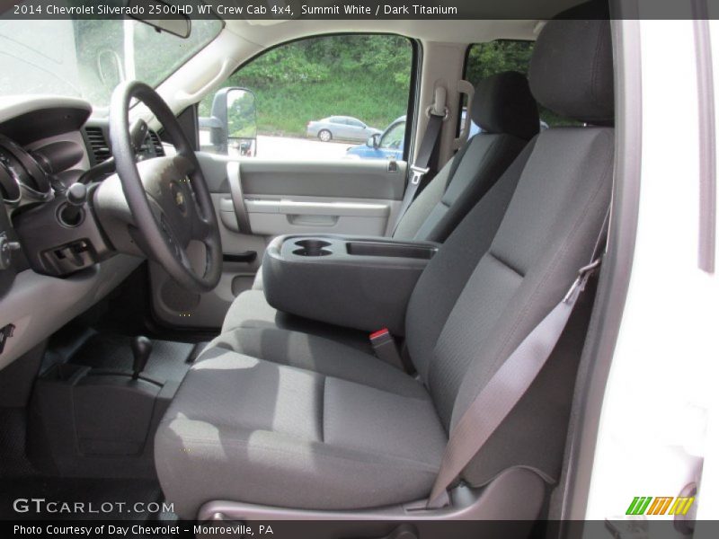 Summit White / Dark Titanium 2014 Chevrolet Silverado 2500HD WT Crew Cab 4x4