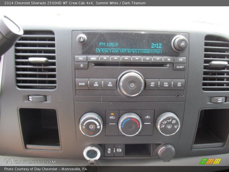 Summit White / Dark Titanium 2014 Chevrolet Silverado 2500HD WT Crew Cab 4x4