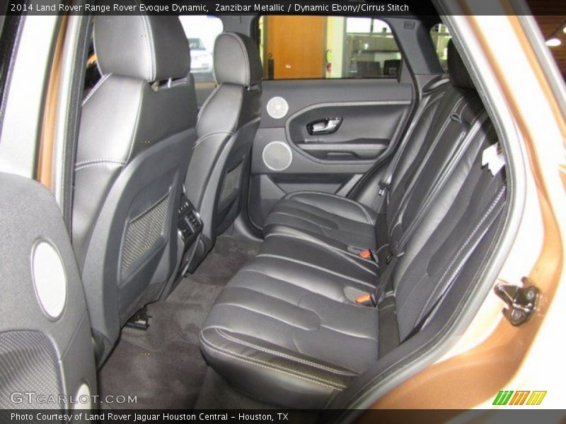 Rear Seat of 2014 Range Rover Evoque Dynamic