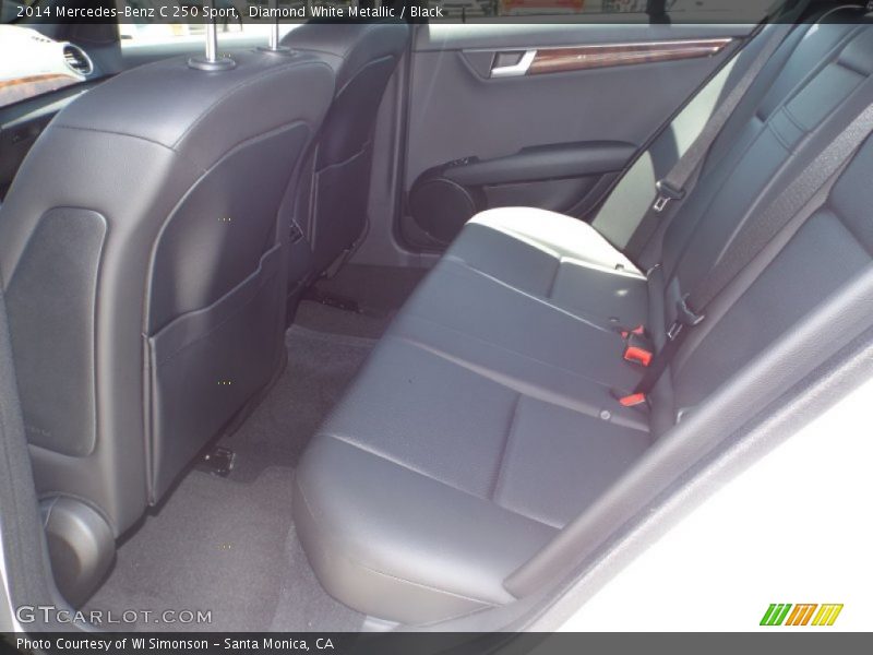 Diamond White Metallic / Black 2014 Mercedes-Benz C 250 Sport