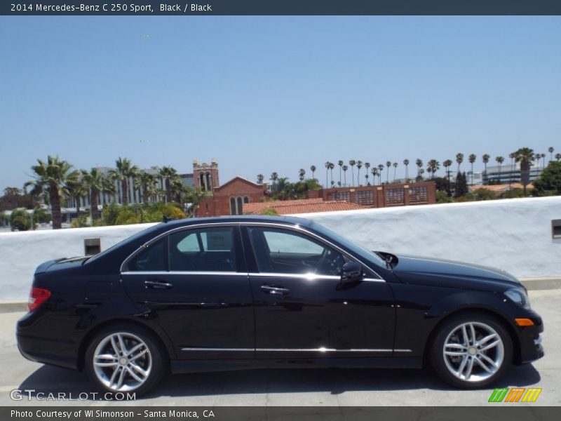 Black / Black 2014 Mercedes-Benz C 250 Sport