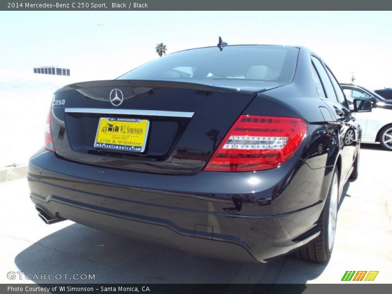 Black / Black 2014 Mercedes-Benz C 250 Sport