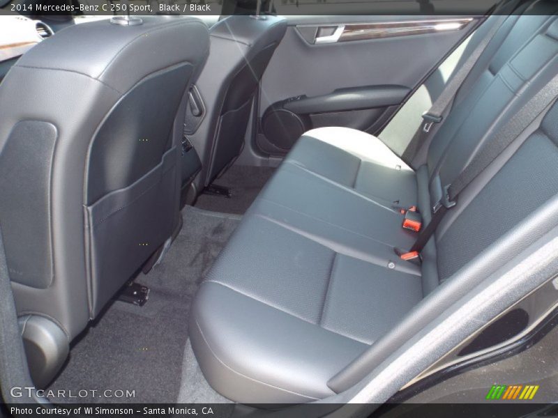 Black / Black 2014 Mercedes-Benz C 250 Sport
