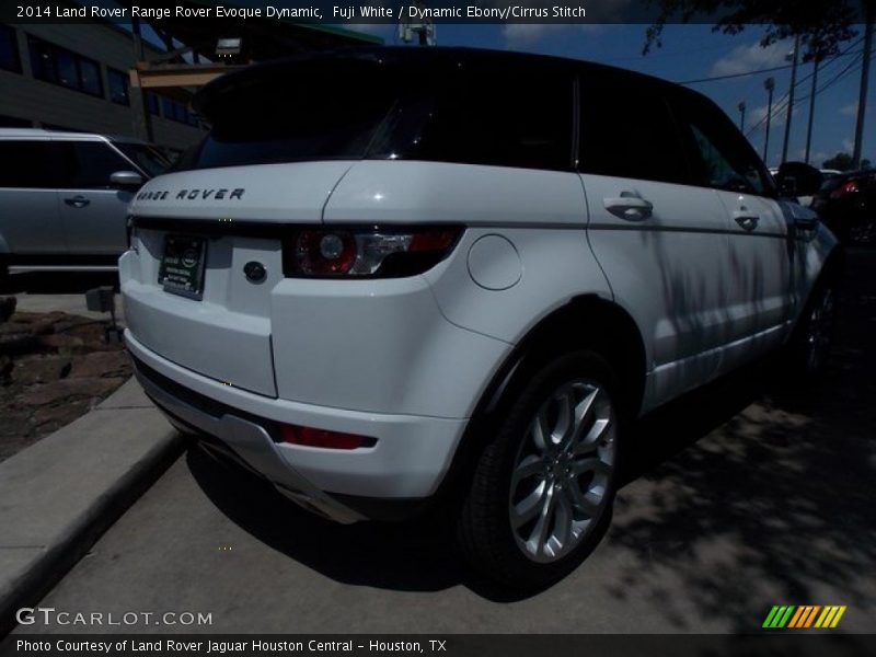 Fuji White / Dynamic Ebony/Cirrus Stitch 2014 Land Rover Range Rover Evoque Dynamic
