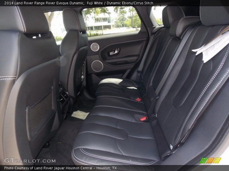 Fuji White / Dynamic Ebony/Cirrus Stitch 2014 Land Rover Range Rover Evoque Dynamic
