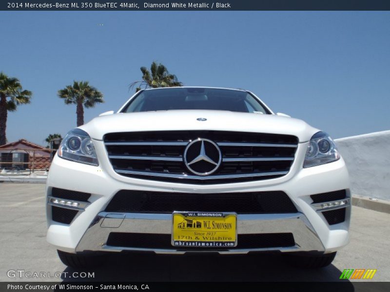 Diamond White Metallic / Black 2014 Mercedes-Benz ML 350 BlueTEC 4Matic