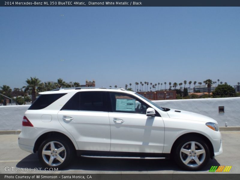 Diamond White Metallic / Black 2014 Mercedes-Benz ML 350 BlueTEC 4Matic