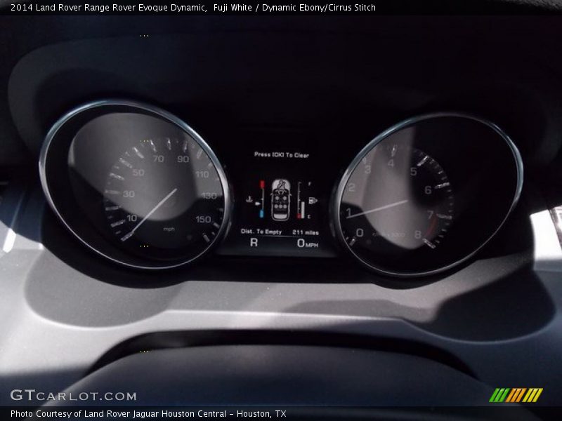 Fuji White / Dynamic Ebony/Cirrus Stitch 2014 Land Rover Range Rover Evoque Dynamic